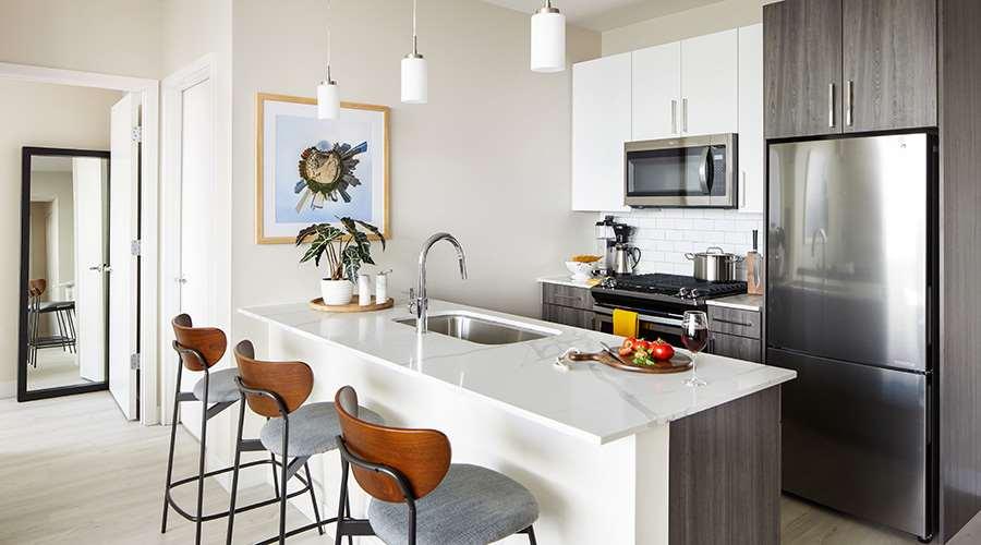 Sentral Michigan Avenue Apart otel Chicago Dış mekan fotoğraf Kitchen