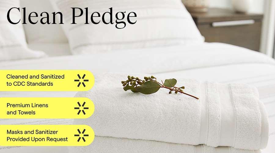 Sentral Michigan Avenue Apart otel Chicago Olanaklar fotoğraf The Clean Pledge