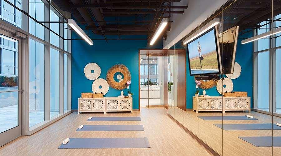 Sentral Michigan Avenue Apart otel Chicago Konforlar fotoğraf The yoga studio at the 1000M building